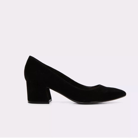 aldo block heel pumps